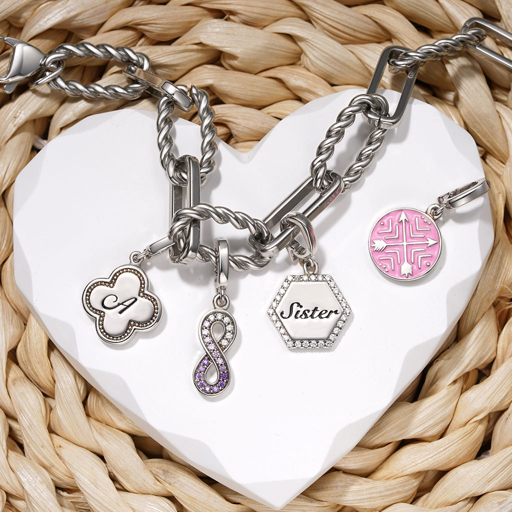 Infinity Love Clasp Clusters Charm image number 2
