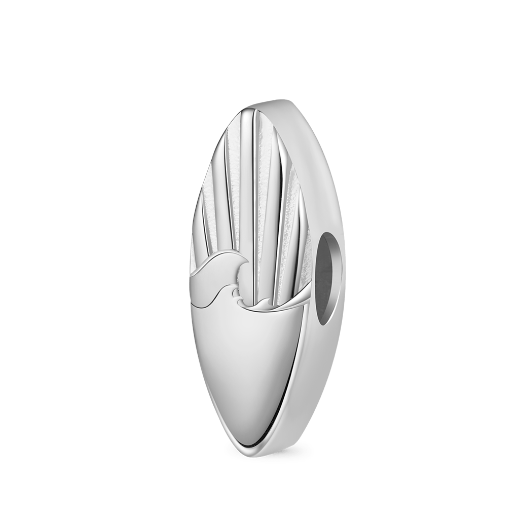Wave Surfboard Engravable Charm image number 0