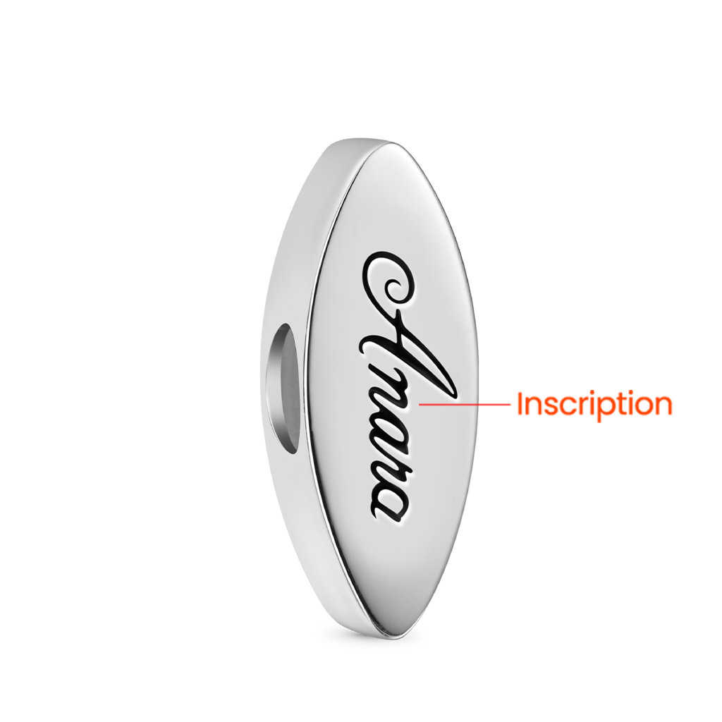 Wave Surfboard Engravable Charm image number 1