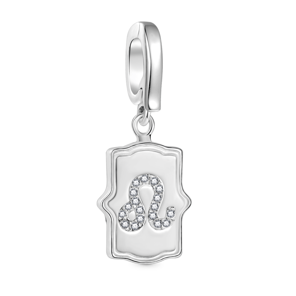 Zodiac Sign Heart Clasp Charm image number 1