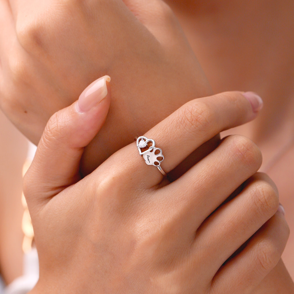 Love Pet Engravable Ring image number 4