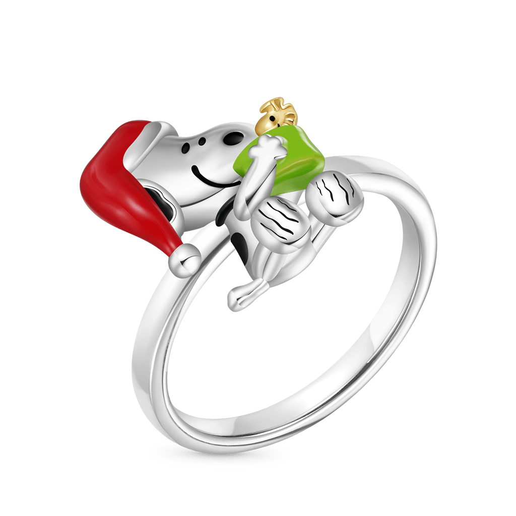 Peanuts Christmas Snoopy Ring image number 2