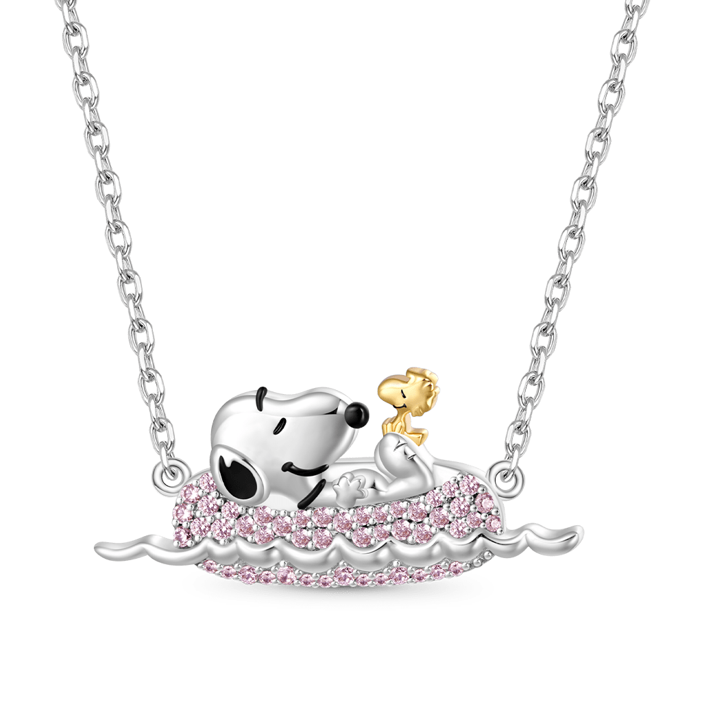Peanuts Snoopy with Woodstock Necklace image number 0