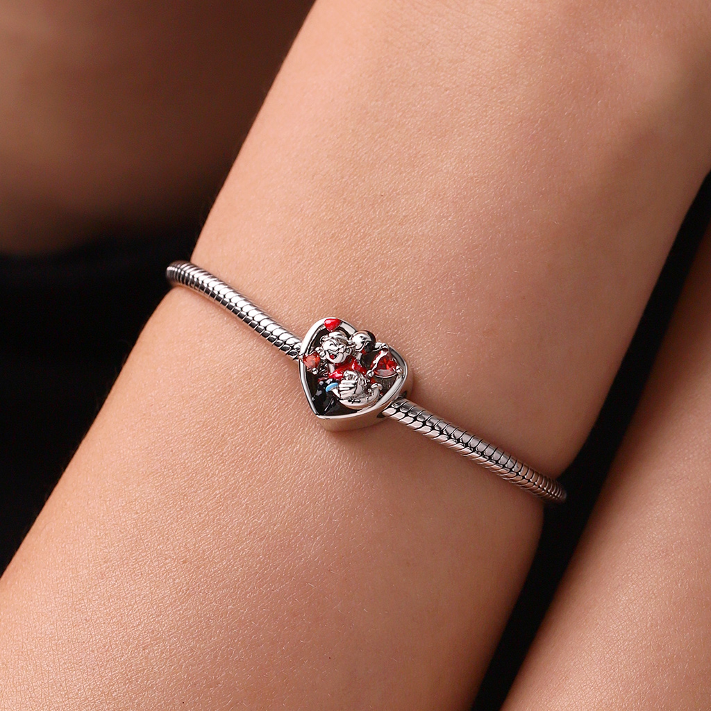Popeye Valentine 'HUG ME' Heart Charm image number 4