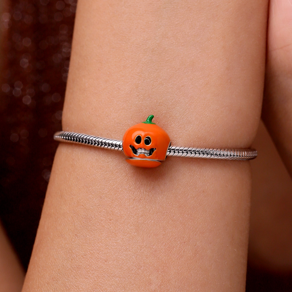 Double-layer Skull Pumpkin Charm image number 7