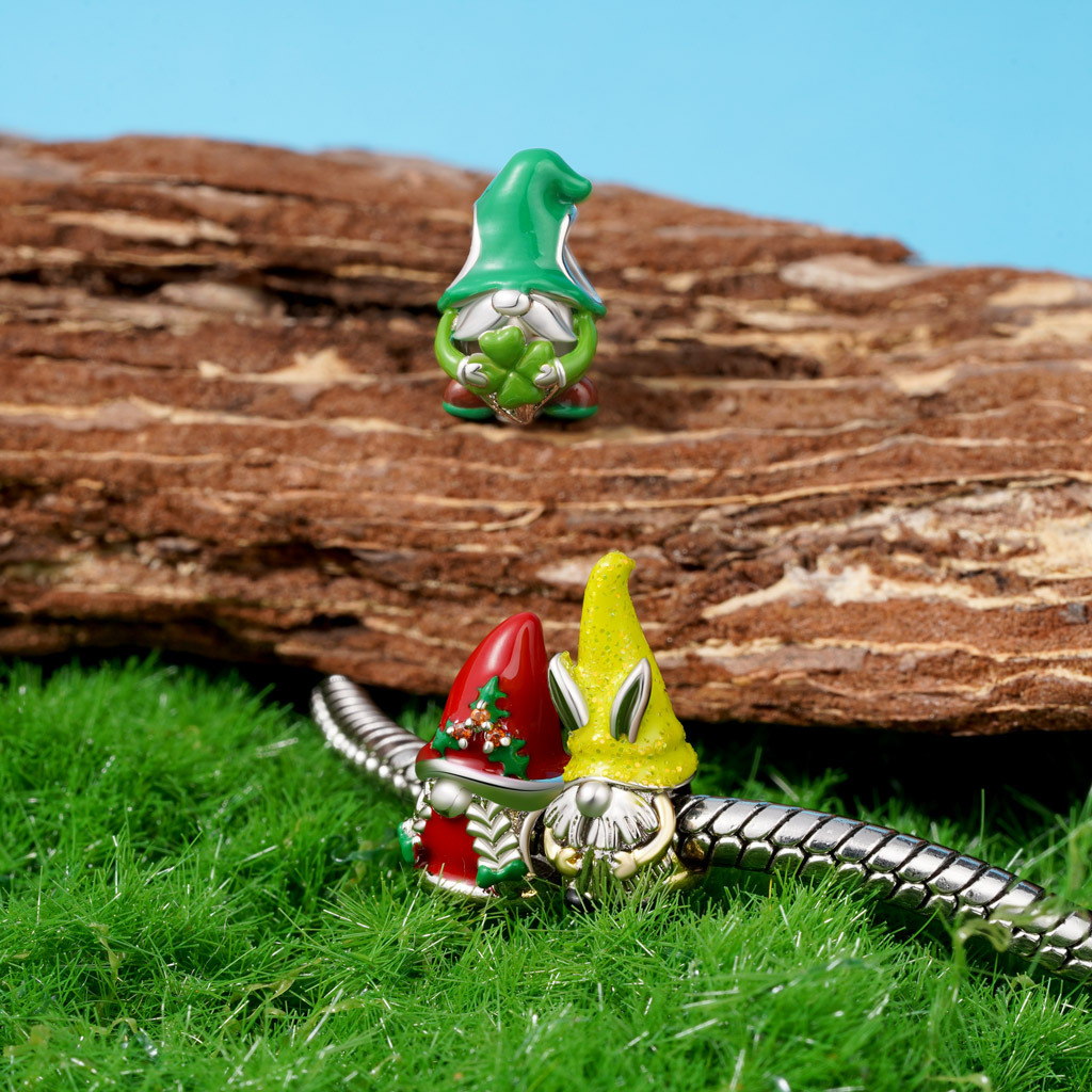 Lucky Clover Gnome Charm image number 2