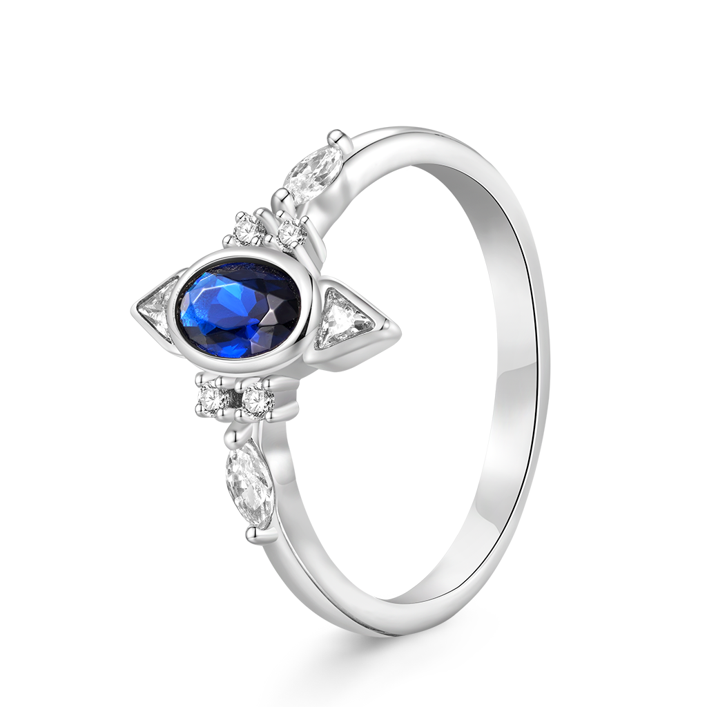 Vintage Blue Spinel Ring image number 1