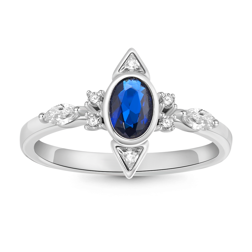 Vintage Blue Spinel Ring image number 0