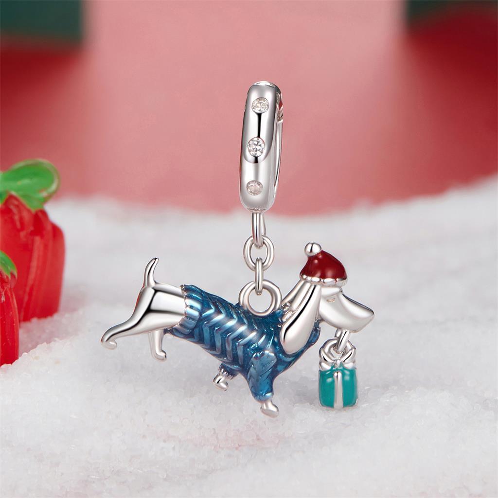 Christmas Dachshund Pendant image number 1