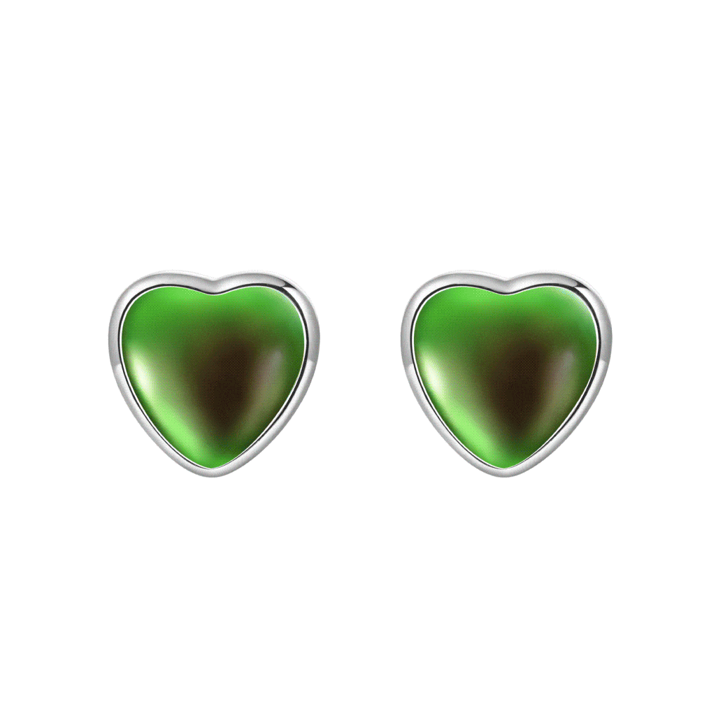 Heart Mood Stud Earrings image number 0