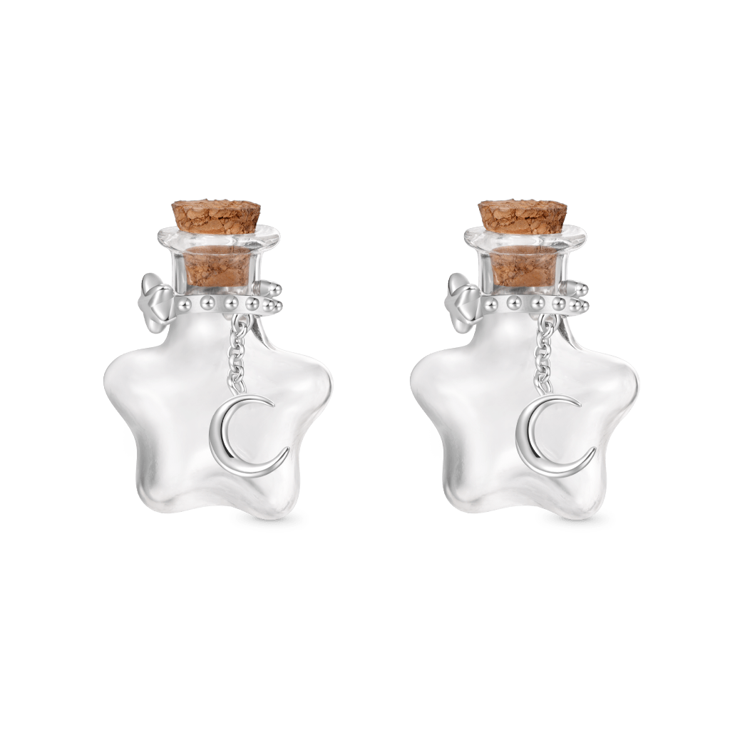 Star Wishing Vase Stud Earrings image number 0