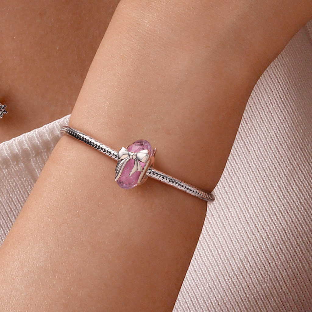 Pink Bow Charm image number 4