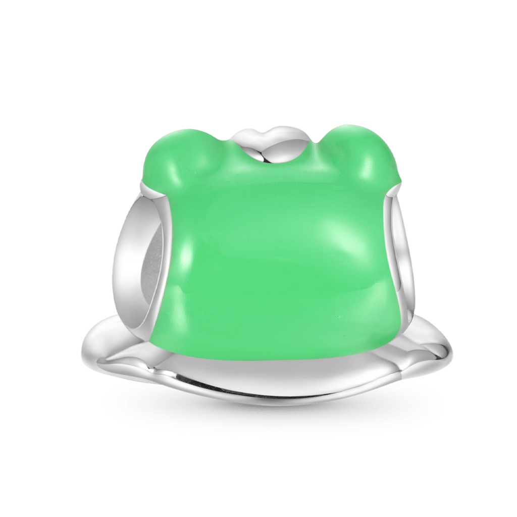 Matcha the Lucky Frog Charm image number 1