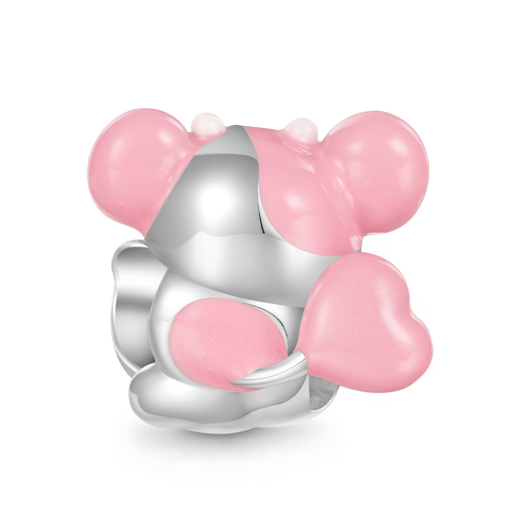 Peach the Strawberry Cow Charm image number 1