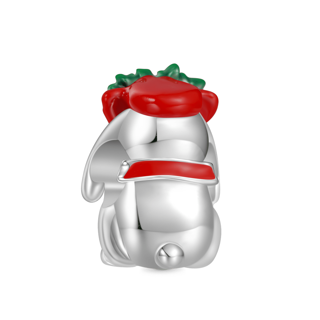 Christmas Bunny Charm image number 1