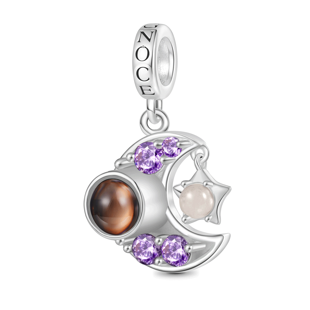 Projection Moon & Star Pendant image number 0