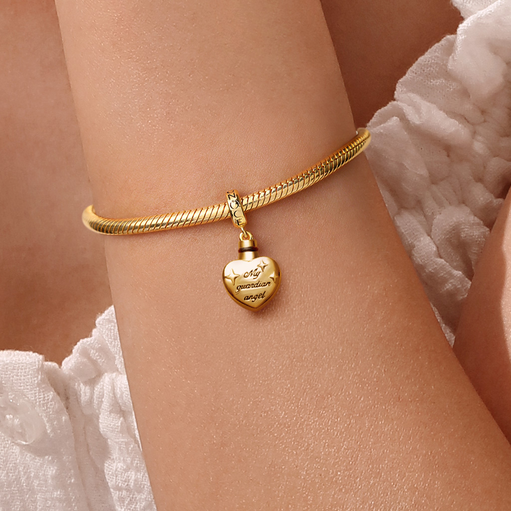 Heart Memorial Urn Ashes Photo Pendant image number 1