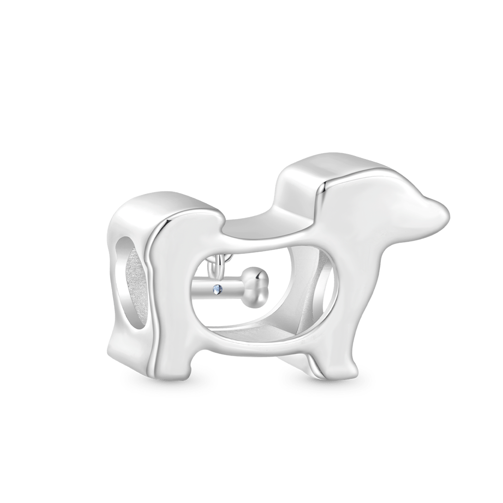 Hollow Puppy Bone Charm image number 2