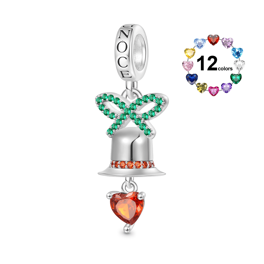 Christmas Heart Bell Pendant image number 0