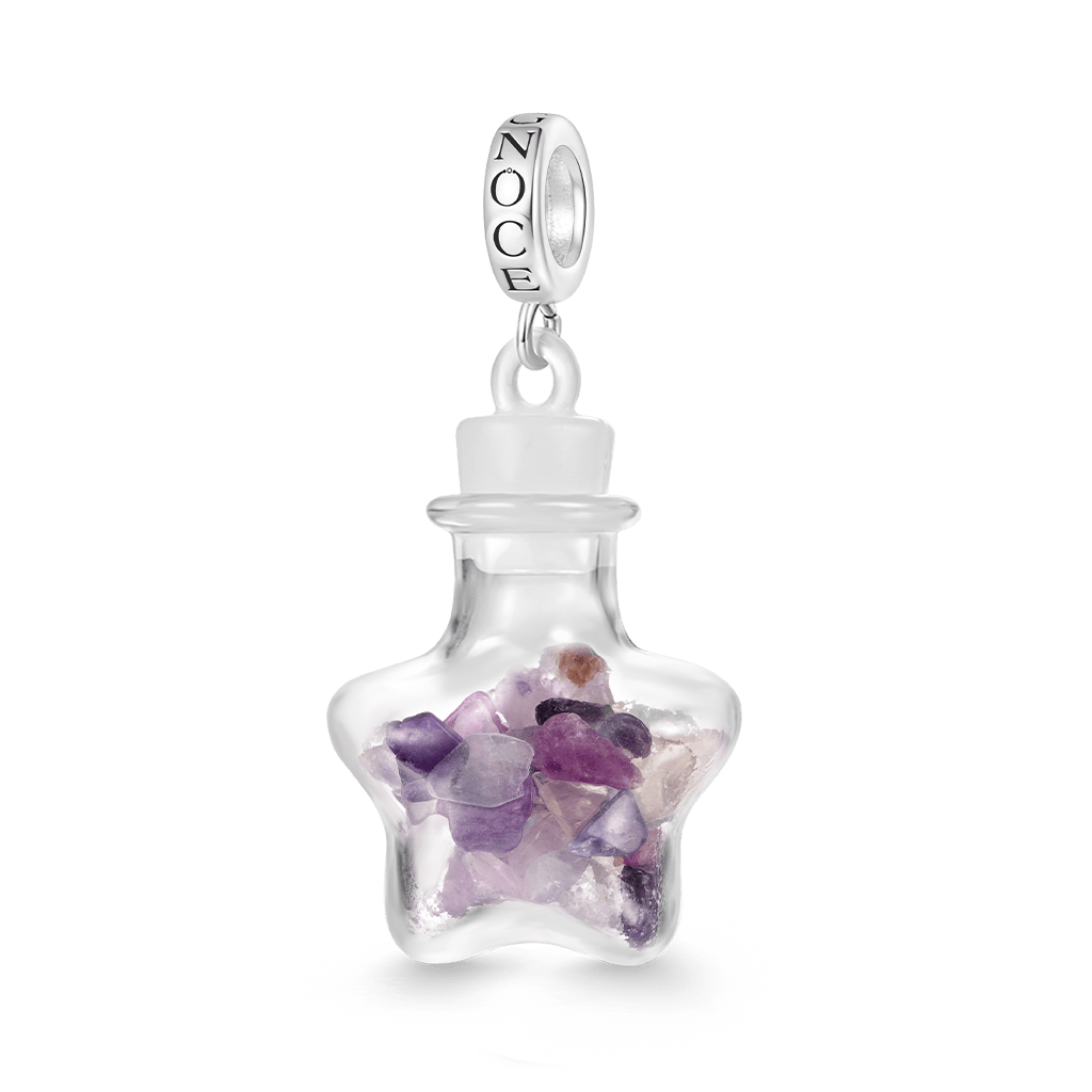 Natural Multicolor Crystal Abstract Pendant image number 0