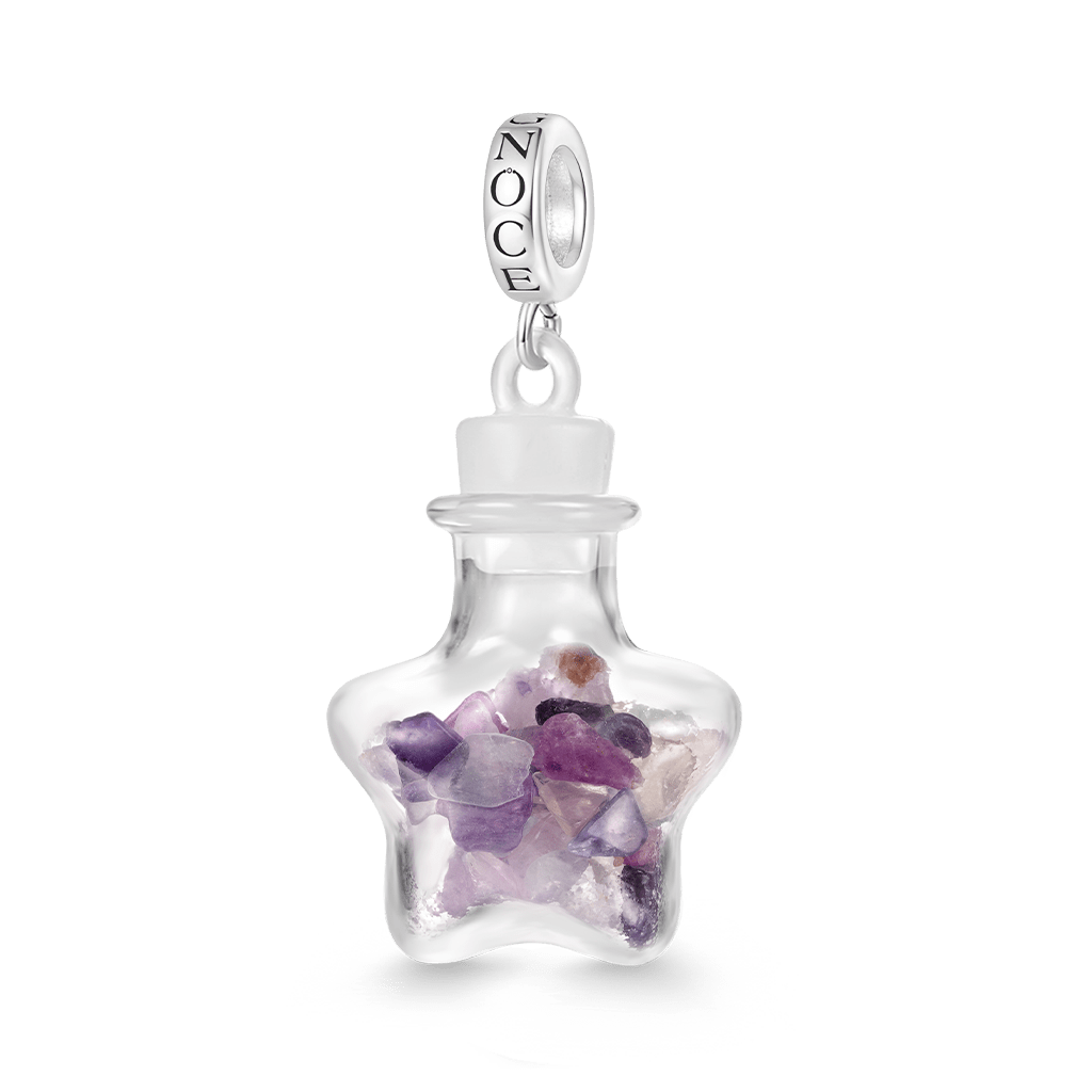 Natural Multicolor Crystal Abstract Pendant image number 0