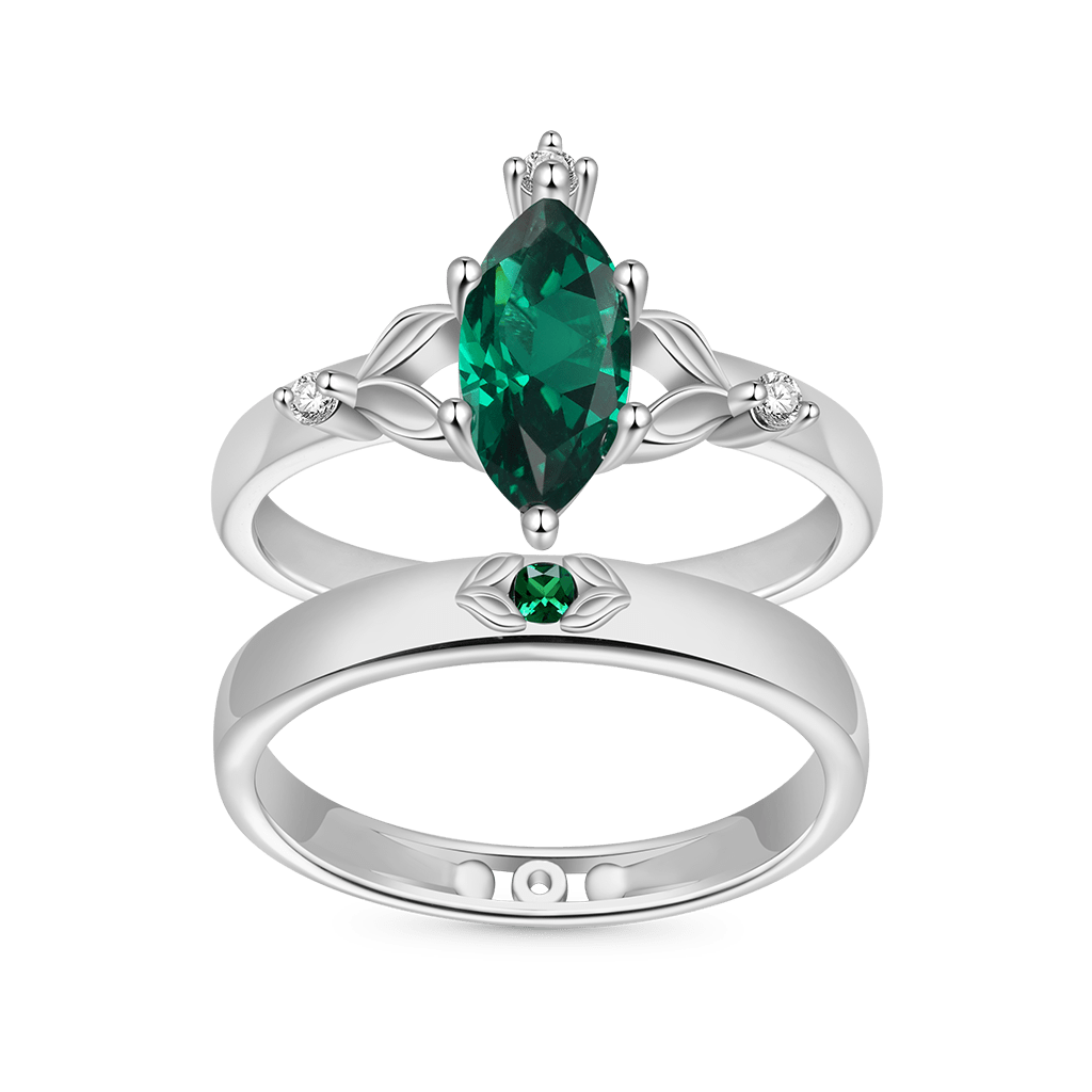 Paraíba Tourmaline Couple Rings image number 1