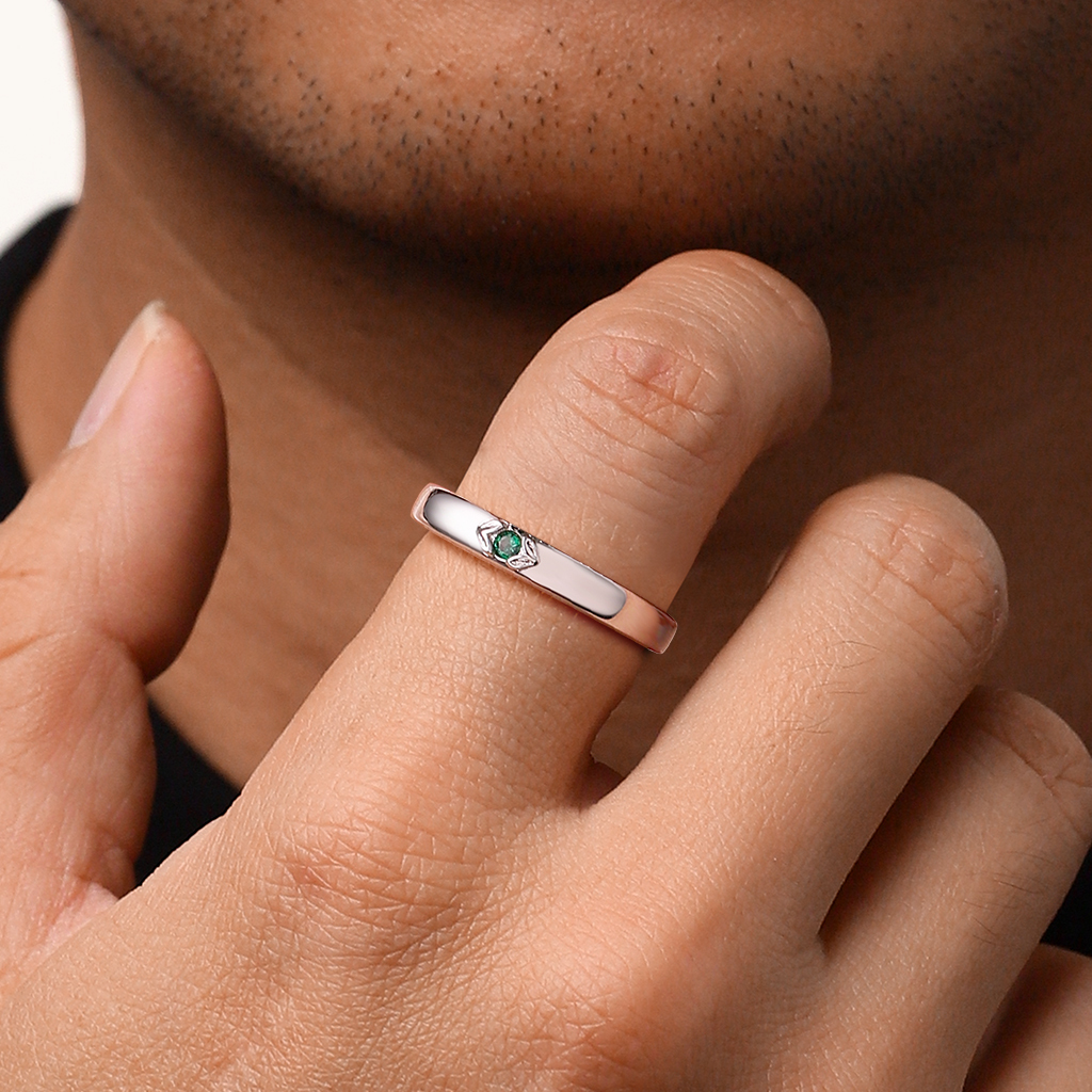 Paraíba Tourmaline Couple Rings image number 6