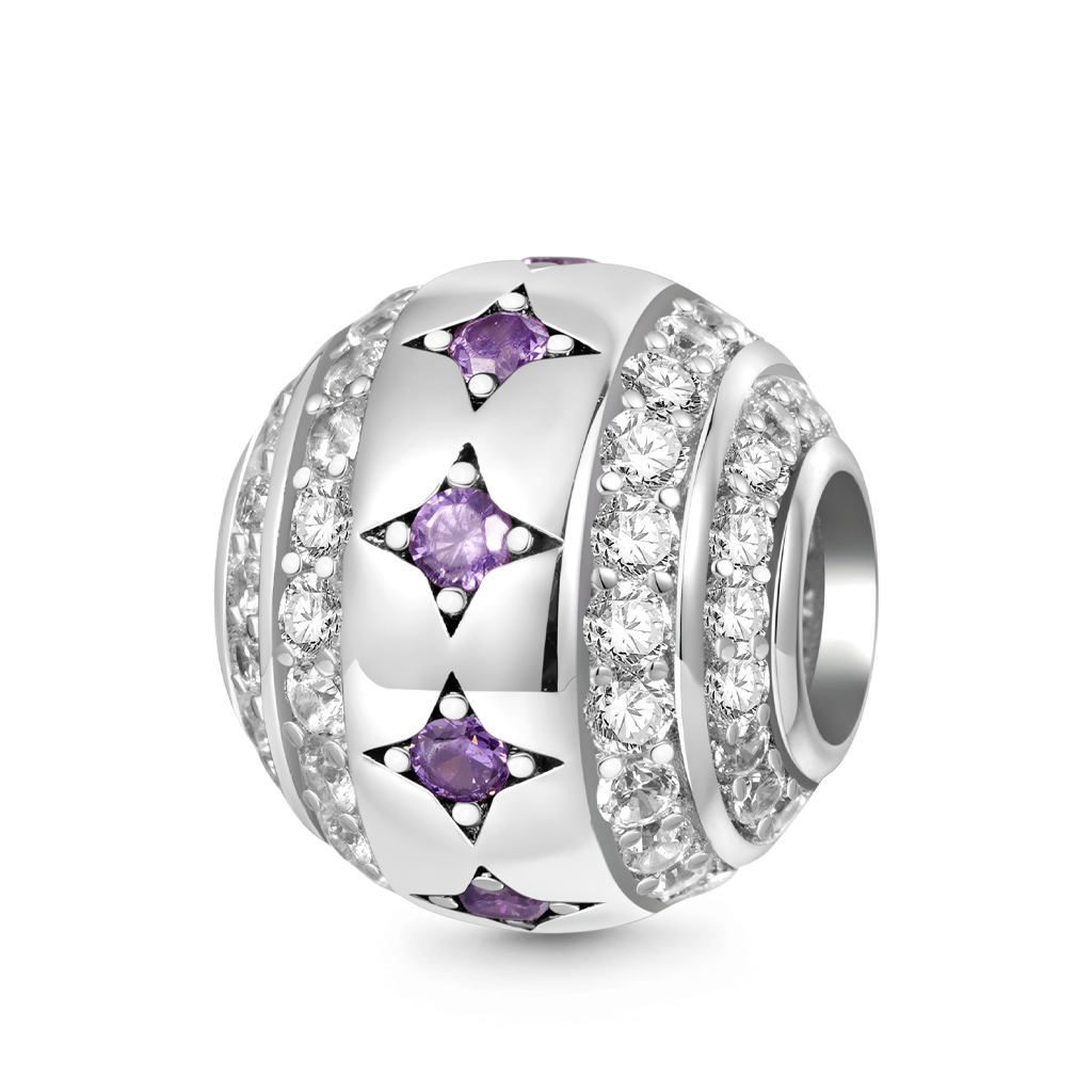 Stars Birthstone Charm image number 0