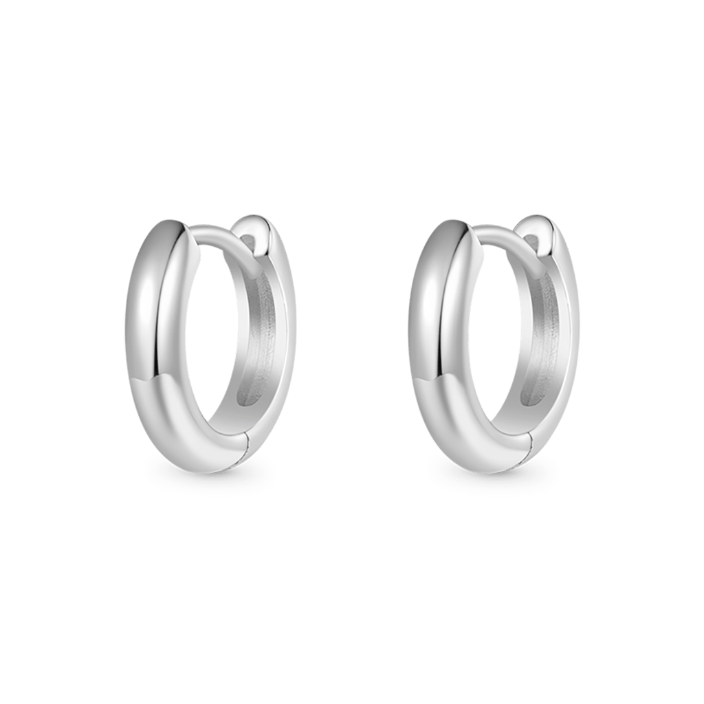 Hoop Huggie Earrings image number 1