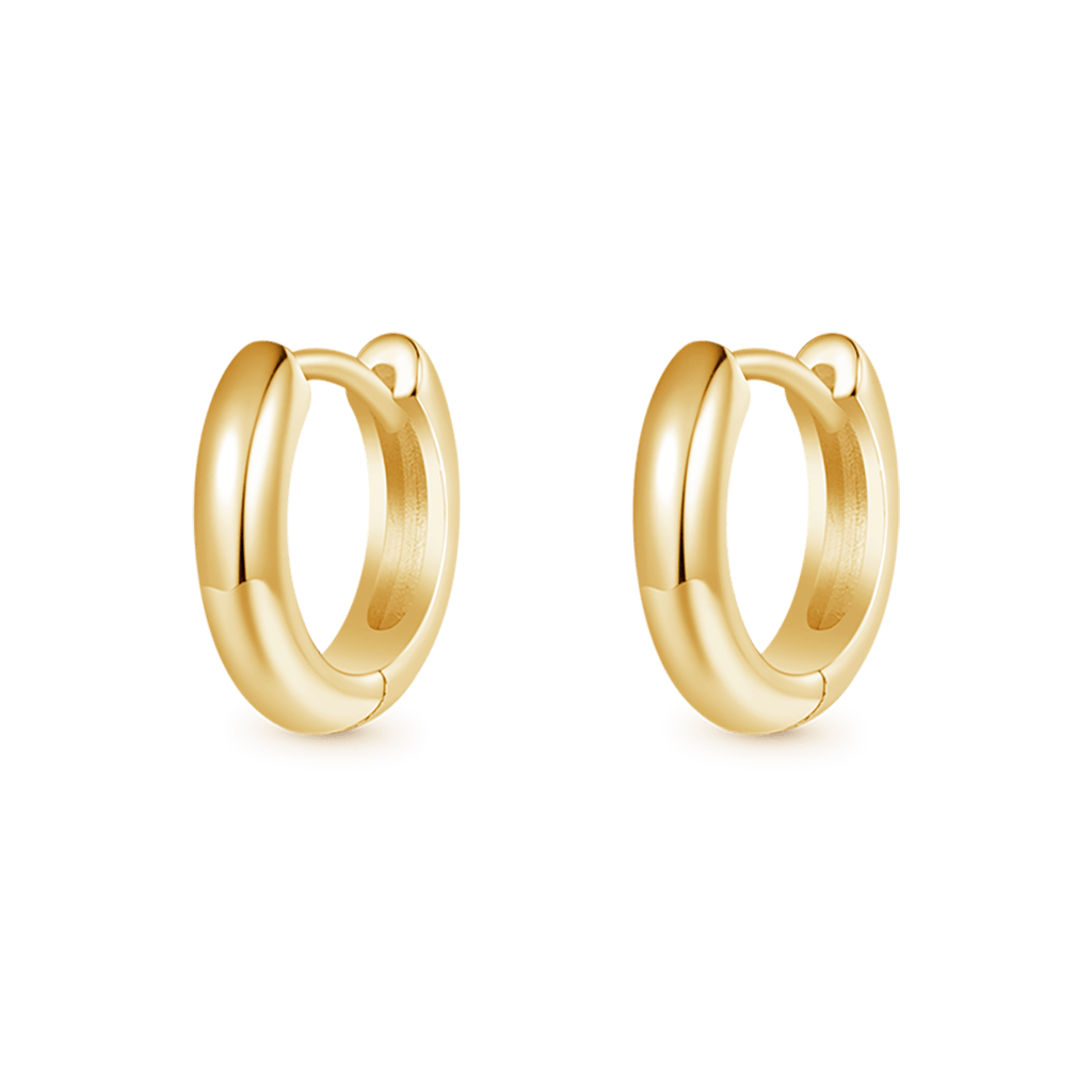Hoop Huggie Earrings image number 0
