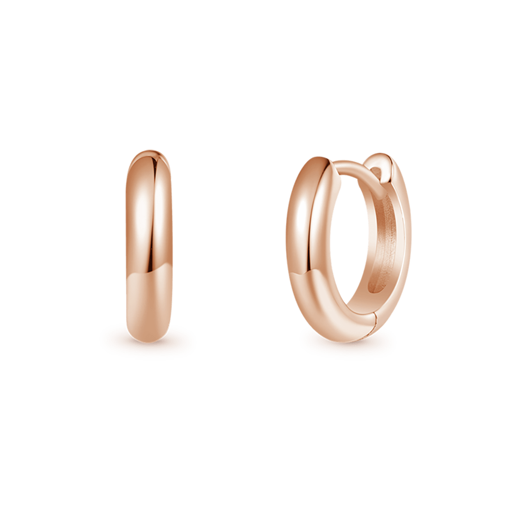 Hoop Huggie Earrings image number 2