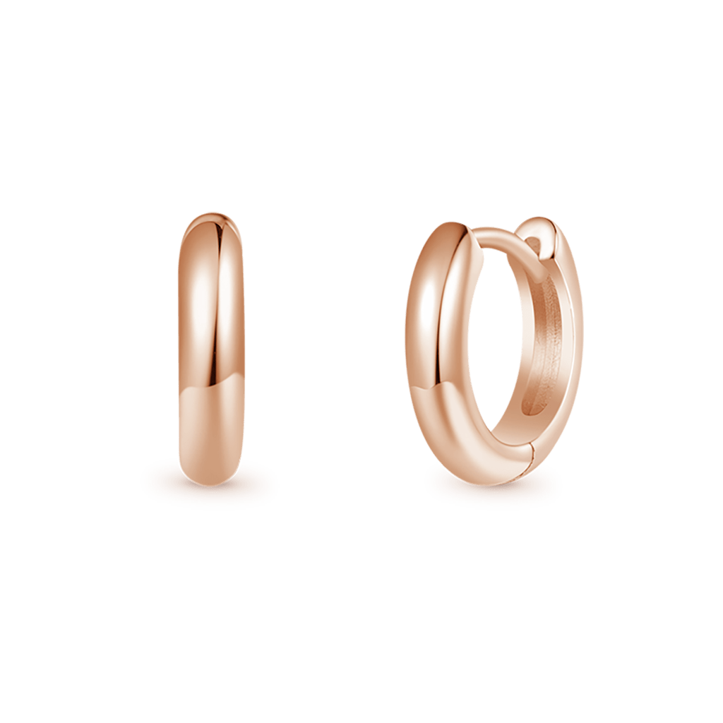 Hoop Huggie Earrings image number 2