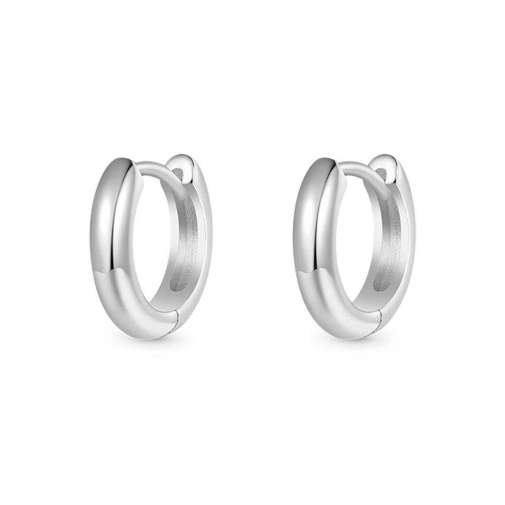 Hoop Huggie Earrings image number 1