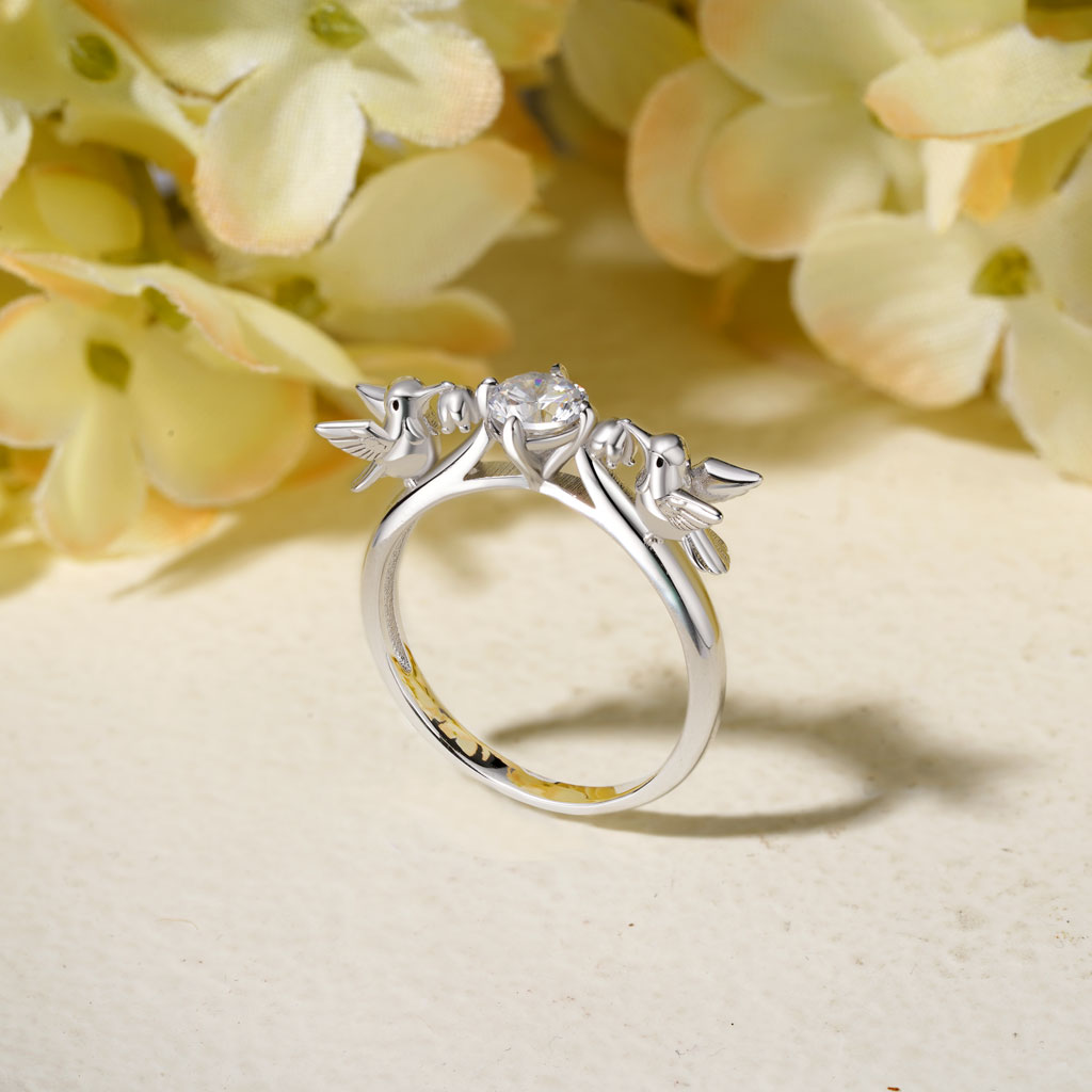 Hummingbird Embrace Ring image number 2
