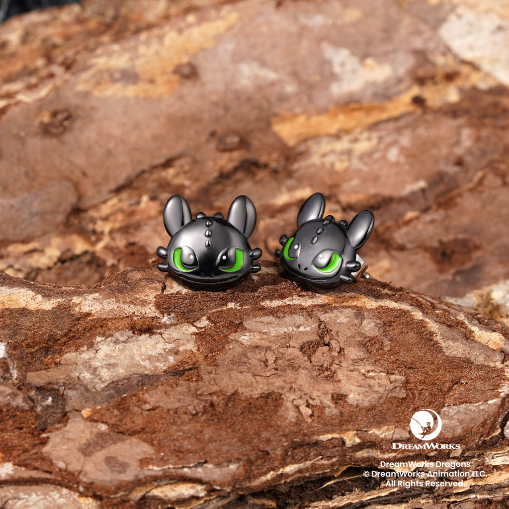 Cool Toothless Stud Earrings image number 2