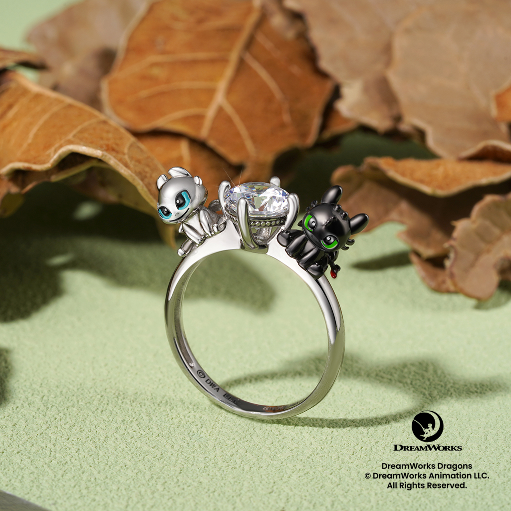 Toothless & Light Fury Ring image number 2