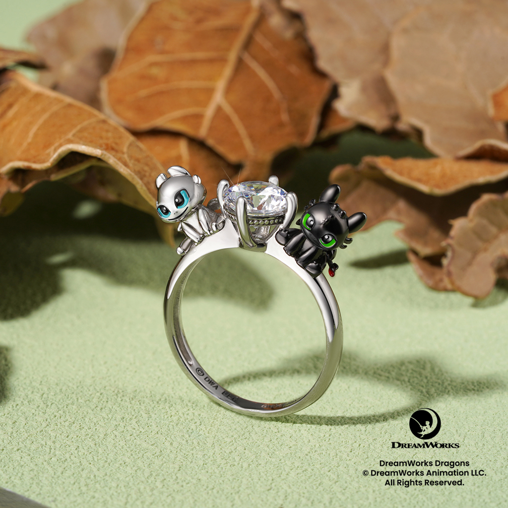 Toothless & Light Fury Ring image number 2