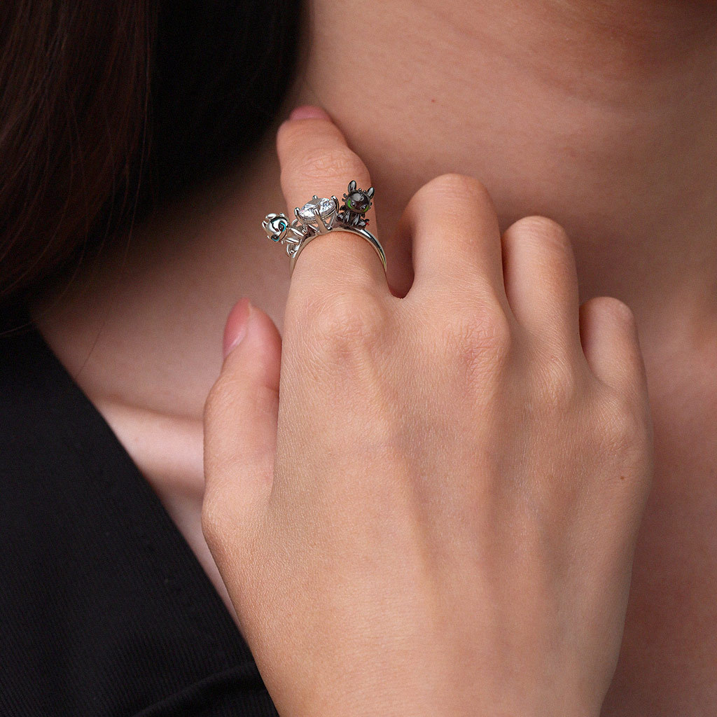 Toothless & Light Fury Ring image number 3
