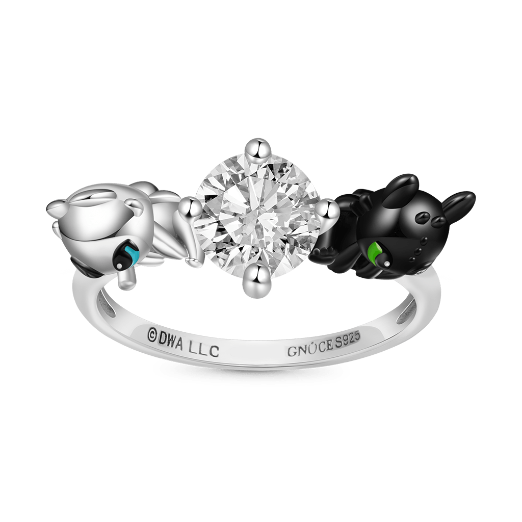 Toothless & Light Fury Ring image number 1