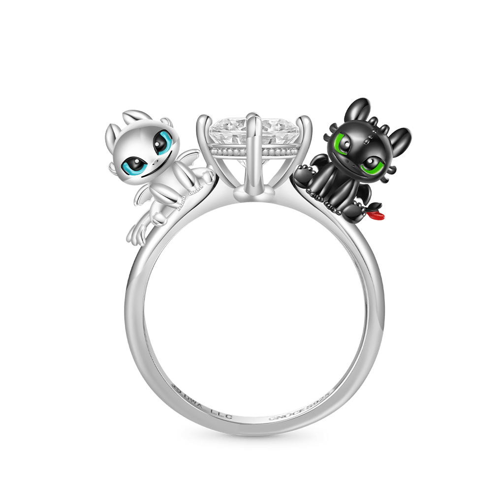 Toothless & Light Fury Ring image number 0