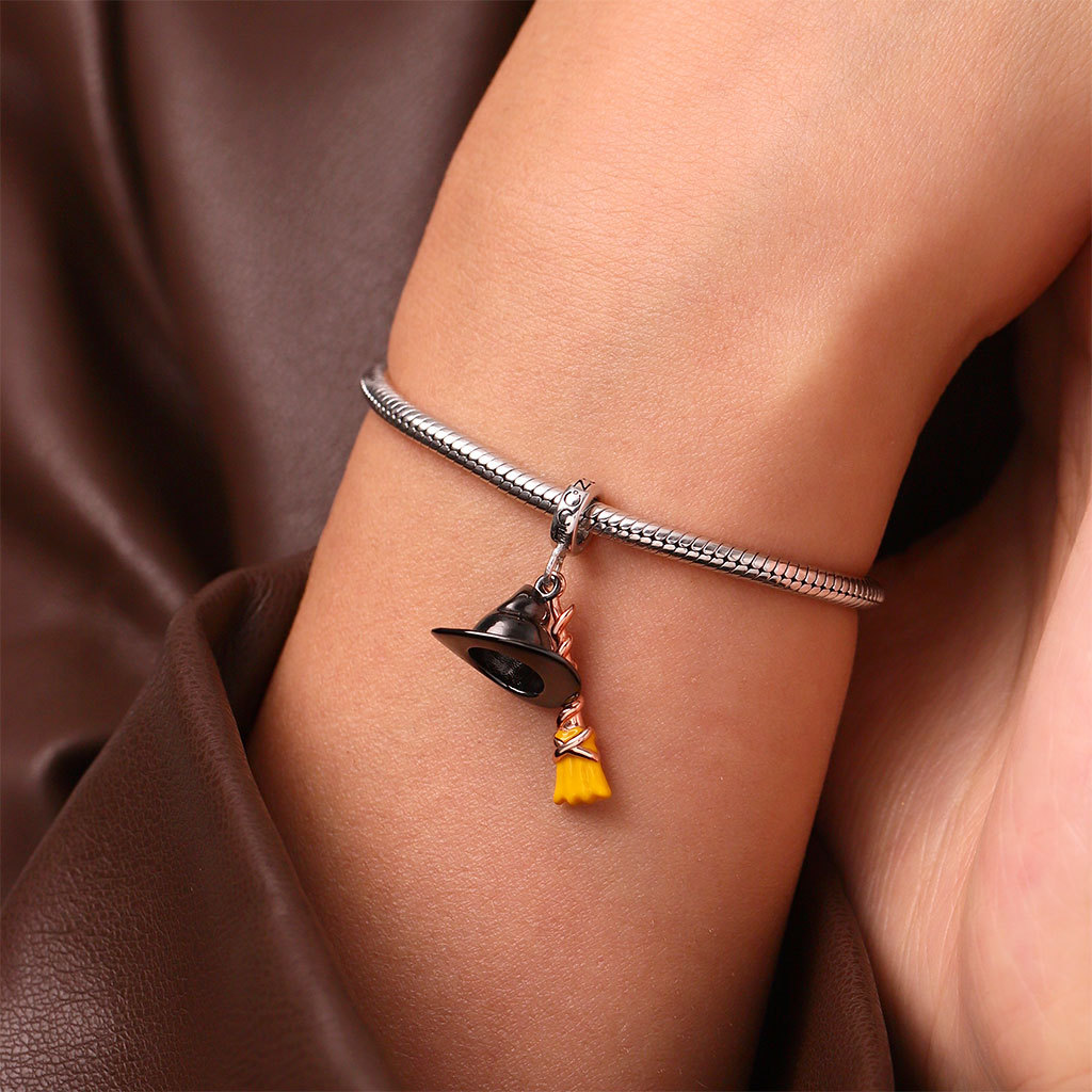 Wicked Elphaba's Hat & Broom Pendant image number 6