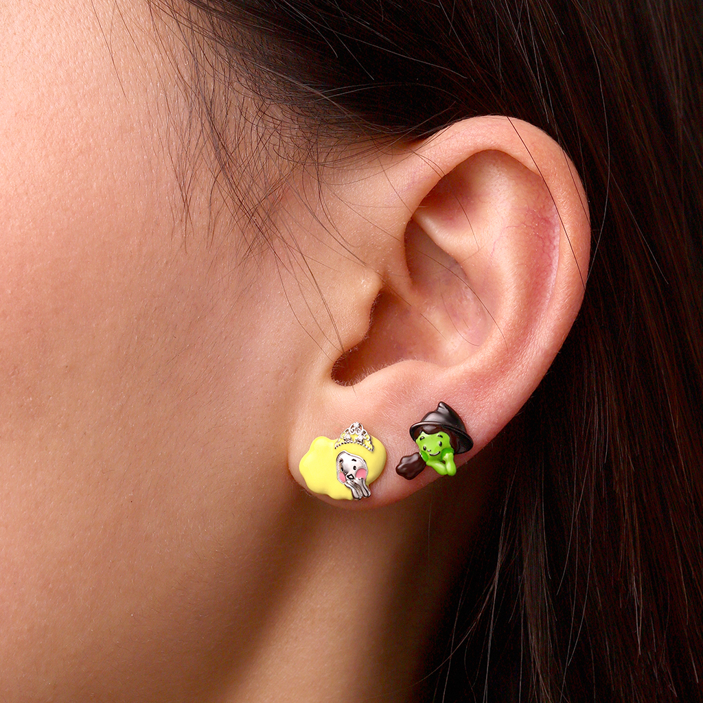 Mismatched Wicked Stud Earrings image number 4