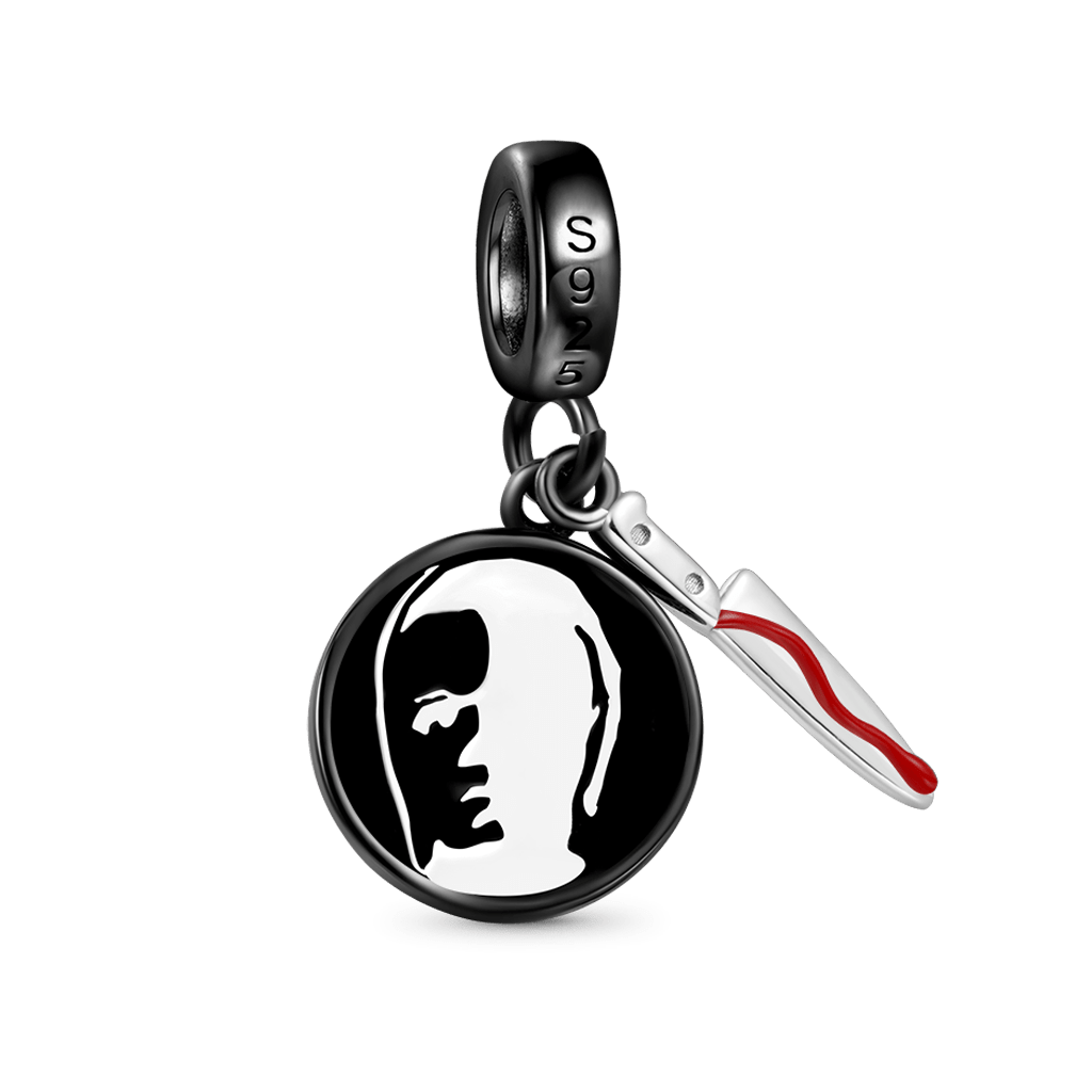Michael Myers Silhouette Head Pendant image number 1