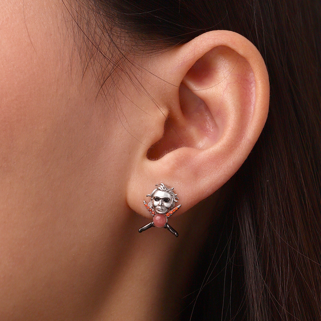 Michael Myers Stud Earrings image number 5