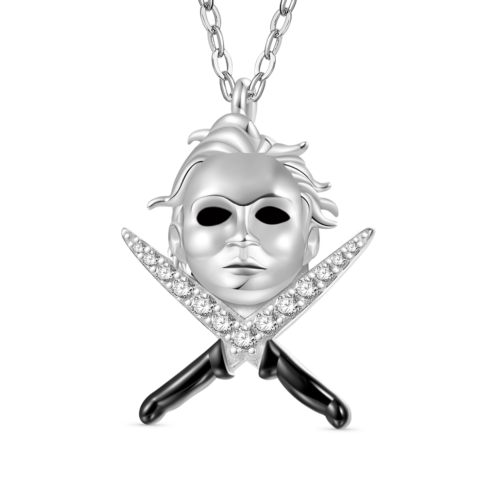 Michael Myers and Knife Necklace image number 0