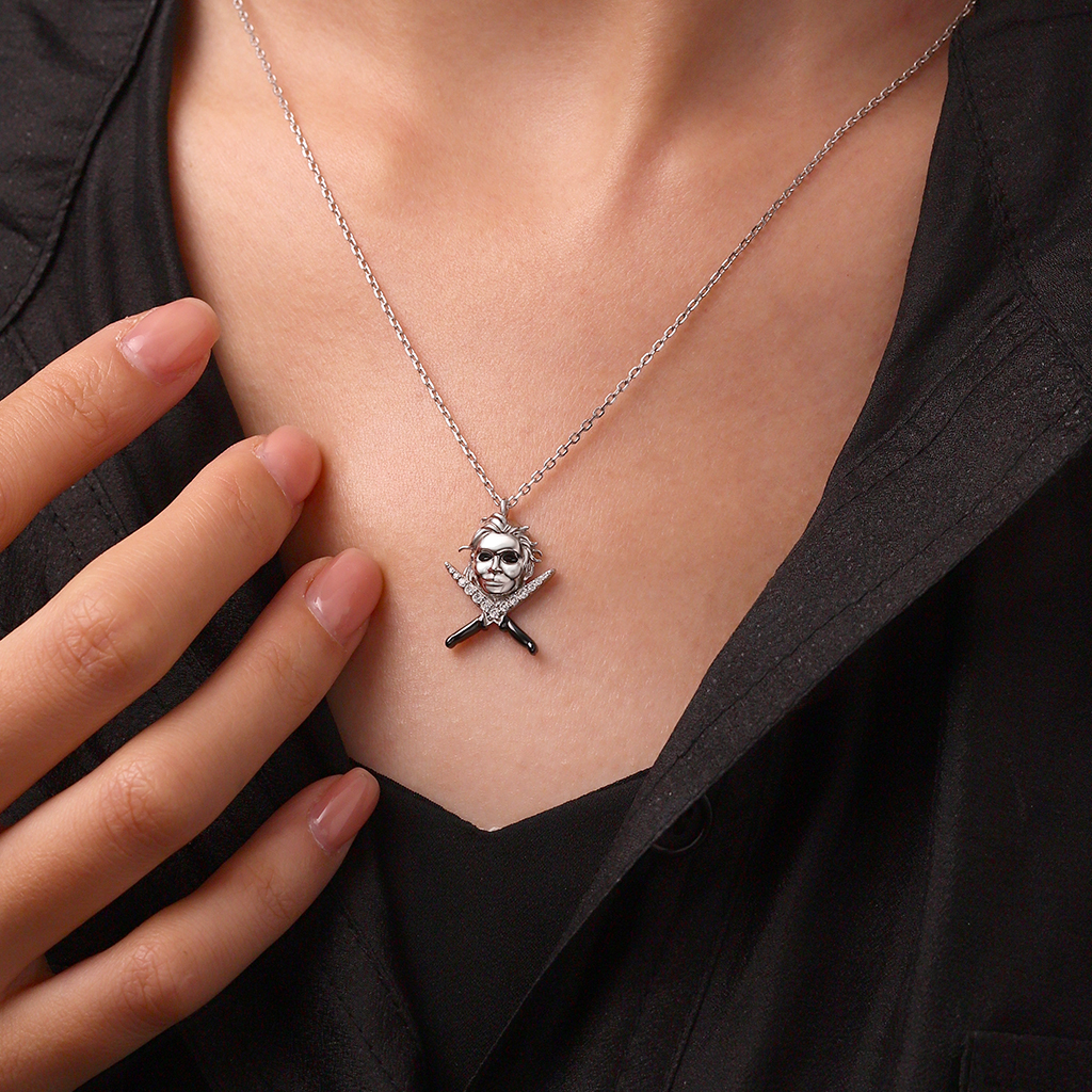 Michael Myers and Knife Necklace image number 5