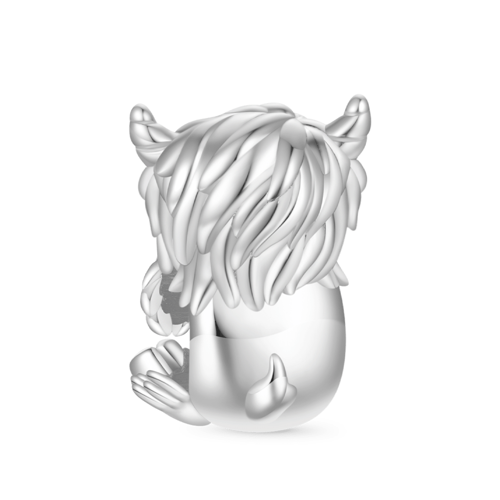 Cute Scottish Highland Cow Charm image number 1