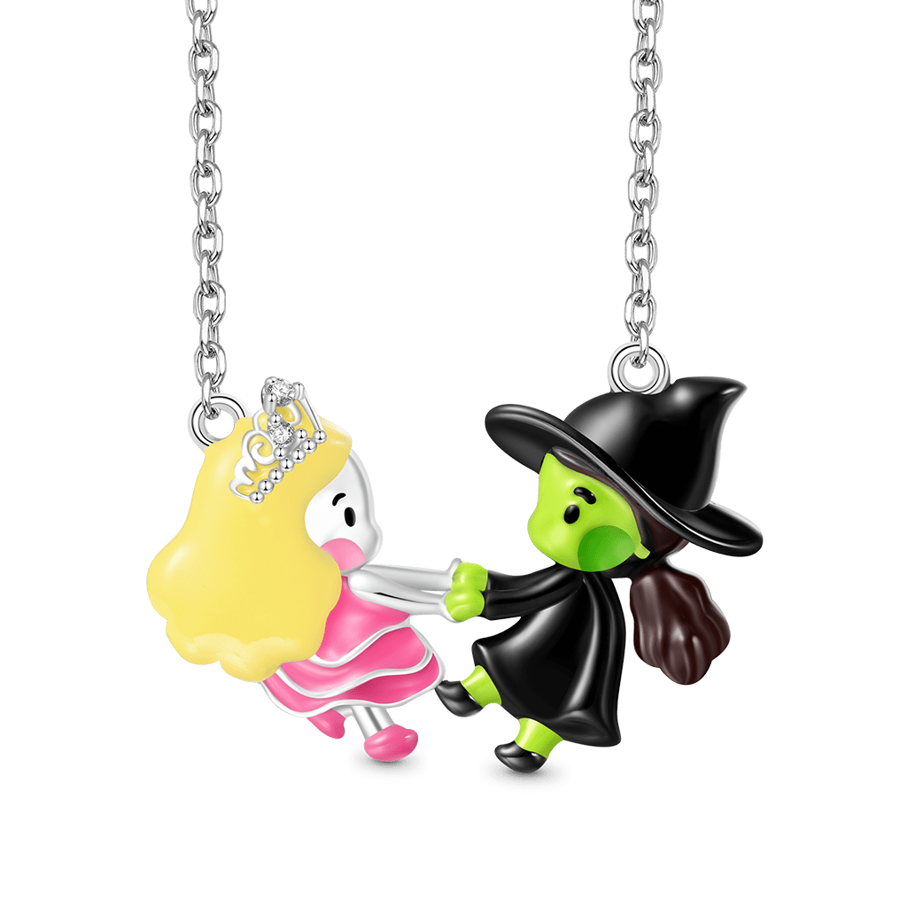 Wicked Elphaba & Glinda Necklace image number 0