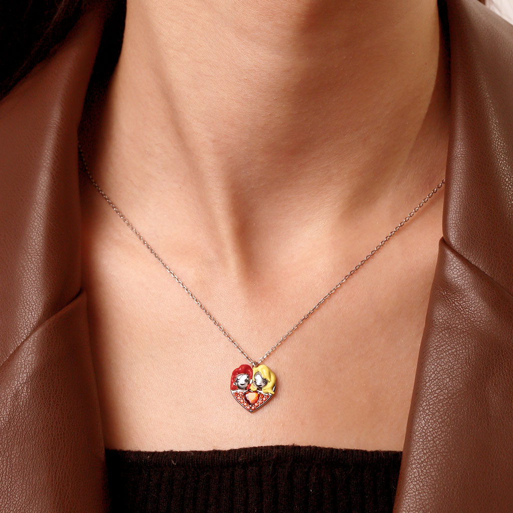 “Til Death Do Us Part” Heart Necklace image number 4