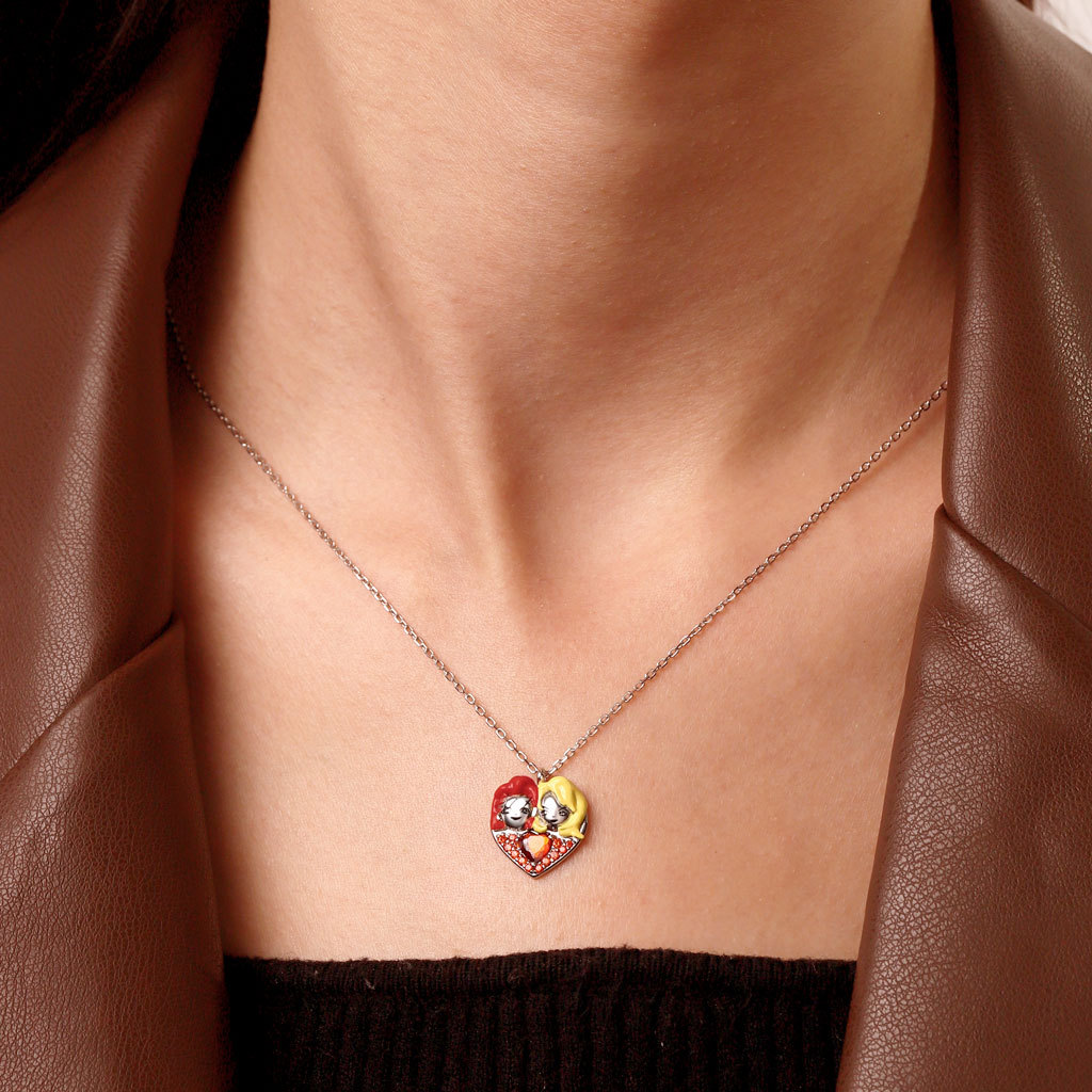 “Til Death Do Us Part” Heart Necklace image number 4